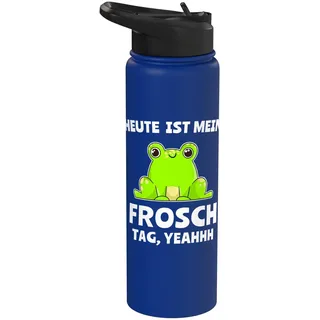 Lustige Frösche Froschmotiv Froschprinz Laubfrosch Frosch Stainless Steel Insulated Water Bottle