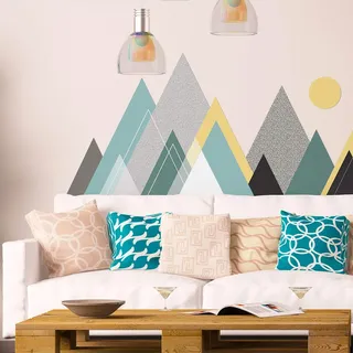 Wandaufkleber für Kinder, skandinavischer Riesenmonge Nevada - H120 x 180 cm