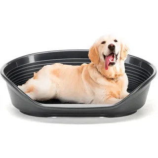 Ferplast Hundekorb Siesta Deluxe 111 x 80,5 cm schwarz/Silber
