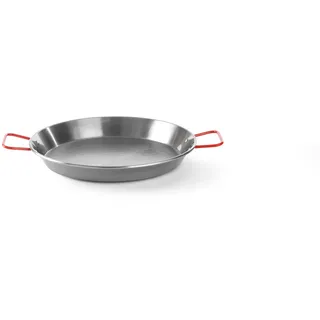 HENDI Paella-Pfanne, extra groß, ø380x(H)120mm, Kohlenstoffstahl | Geeignet für Gasherde, mit Griffen, Paellapfanne, Servierpfanne