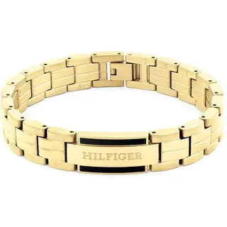 Tommy Hilfiger Jewelry Armband mit Knebelverschluss für Herren Kollektion aus Edelstahl und Gelbgold