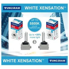 Tungsram D3S 5500K White Xensation +20% Xenon Brenner 35W Auto Lampe 2 Stück