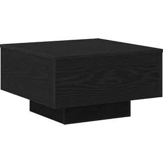 vidaXL Couchtisch Schwarz Eichen-Optik 55 x 55 x 31 cm - Schwarz