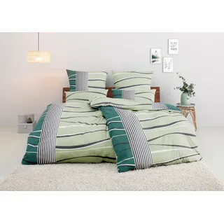 OTTO home Renu Wellen Grün 155 x 220 cm + 40 x 80 cm