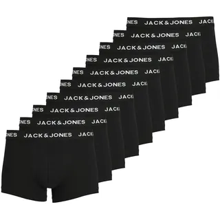 JACK & JONES Boxershorts schwarz L 10er Pack