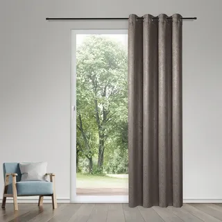 Gerster Vorhang »Grace« Ösen 1 Stk. tlg. Blickdichter Ösenschal "Grace", grau