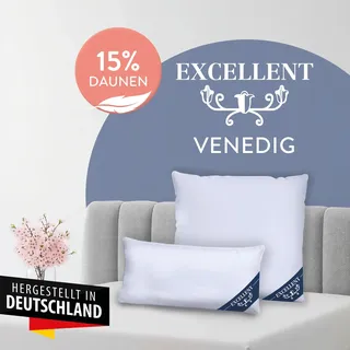 Excellent Venedig Kopfkissen 60 x 60 cm Weiß