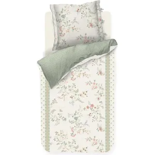 Pip Studio Bettwäsche-Garnitur Kili Flower Farbe Weiss Größe 135x200+80x80 - Weiß