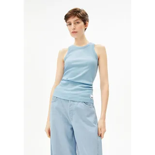 KANITAA RIPP-TOP |  Bio-Baumwoll-Mix - blau (XL)