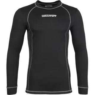 TuffStuff - Basewear Herren-Thermo-T-Shirt, langärmelig, schwarz, Größe L, leicht, leicht zu wärmen, 4-Wege-Stretch, atmungsaktiv, feuchtigkeitsableitend und schnell trocknend, ideal für kaltes Wetter
