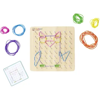 Eichhorn Montessori Geometriebrett Mehrfarbig