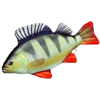 Gaby Das Monsterbarschkissen - Green / Orange / Black - One Size