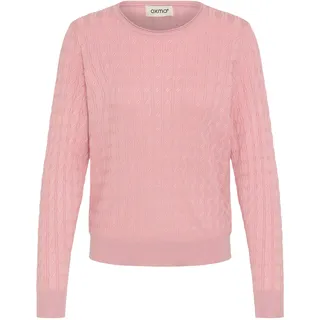 Rollkragenpullover OXMO "Rollkragenpullover OXSisse", Damen, Gr. XXL, rosa (zephyr), Obermaterial: 70% Viskose CV. 30% Nylon NY., Pullover Rollkragenpullover