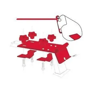 Fiamma F35 Pro Kit Standard Markisenadapter Schwarz