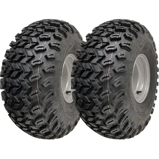22x11.00-8 Utility-ATV-Reifen P334 Grasrad, 4-lagig, 100 mm Lochkreis, Stahlfelge (2er-Set)