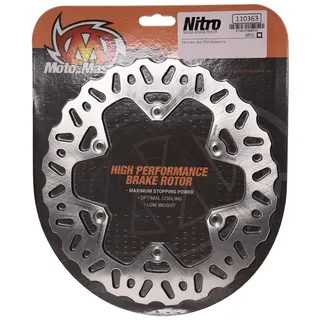 Moto-master Nitro Contoured Gasgas/husaberg/husqvarna/ktm 110363 Bremsscheibe - Silver - One Size