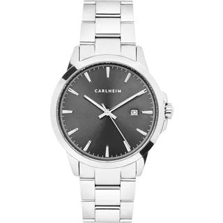 Carlheim Men's Watches Adam 4006 Silver Japanese Quartz Movement