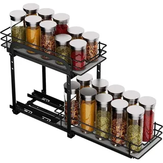 Gewürzregal Ausziehbar Metall - Schrank Organizer Küche