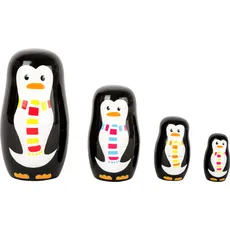 Bild von small foot Matrjoschka Pinguin-Familie