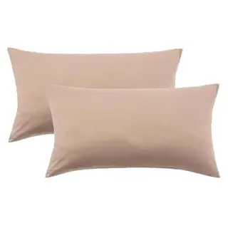 NatureMark Kissenbezug Jersey 40 x 80 cm Beige