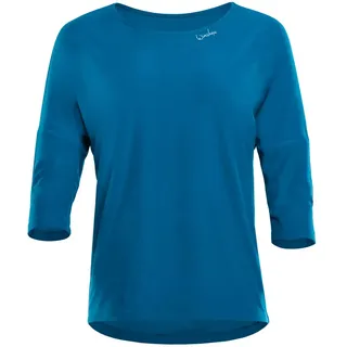 Winshape Damen Functional Light and Soft 3⁄4-arm Top Dt111ls Yoga-Shirt, Teal-green, M