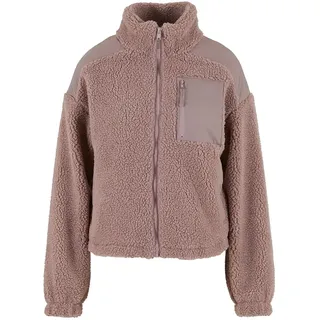 URBAN CLASSICS Sherpa Mix Jacket - Rosa - M