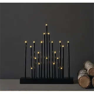 EMOS LED-Kerzenständer 27,5 x 25 cm schwarz