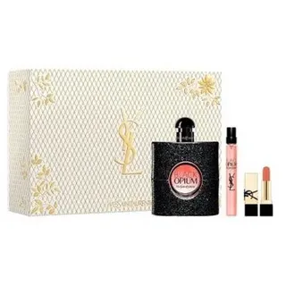 Black Opium Eau de Parfum 90 ml + Lippenstift + Eau de Parfum 10 ml Geschenkset 2