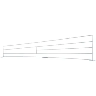 Trixie Katzennetz Schutzgitter für Fenster 2 Stück Weiß 62x16/8 cm