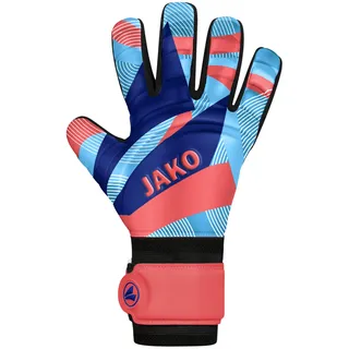 Jako Torwarthandschuhe Coral/SkyBlue/Navy 7