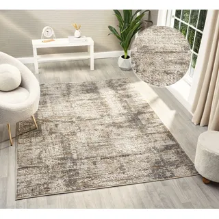 Teppich OTTO HOME "Selin" Gr. 6, braun, B:200cm H:9mm L:300cm, Kunstfaser, Teppiche, Teppich, dezenter Glanz, Schrumpf-Garn-Effekt, im Vintage-Look, dichte Qualität, Topseller