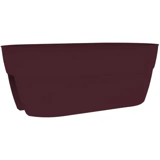 EDA Blumenkasten Osaka 19,5 l Burgunderrot – für Balkon und Geländer