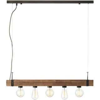 Brilliant Woodhill 5-flg. 80 cm eckig schwarz Holz