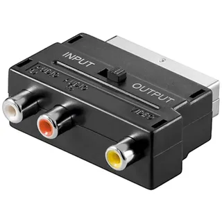 goobay Scart zu Composite audio/video Adapter, IN/OUT