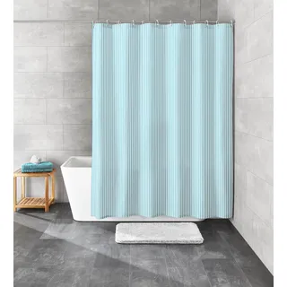 KLEINE WOLKE Duschvorhang Sanna 120 x 200 cm blau