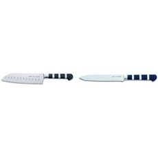 F. DICK Santoku, Küchenmesser, 1905 8194218K & Allzweckmesser, Aufschnittmesser, 1905 (Messer mit Klinge 13 cm, X50CrMoV15 Stahl, nichtrostend, 56° HRC) 8191013