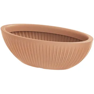 Prosperplast Blumentopf Latia, oval, 58 x 24 x 20 cm, Terrakotta