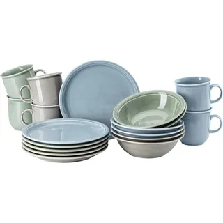 Set 18-tlg. - Thomas Trend Colour Mixed - 11400-401928-28430 - Frühstücksservice mehrfarbig - Weiß