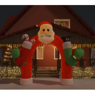 The Living Store Aufblasbarer Weihnachtsbogen mit LEDs 320 cm