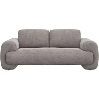 flexlux Couch Polyester 3-Sitzer Beige