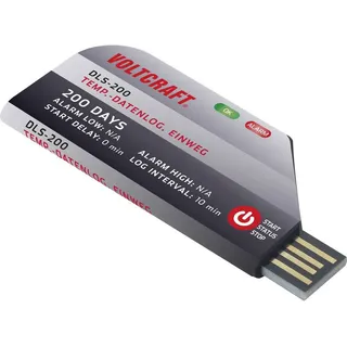 VOLTCRAFT DLS-200 Temperatur-Datenlogger Einweg, Messtechnik