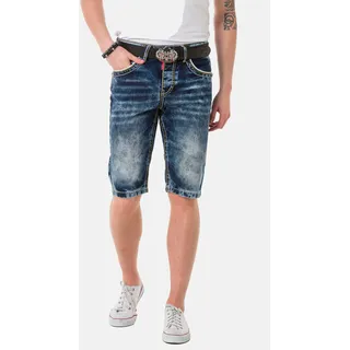 Cipo & Baxx Caprijeans, blau