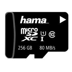 Bild microSDXC 256GB Class 10 80MB/s UHS-I + SD-Adapter