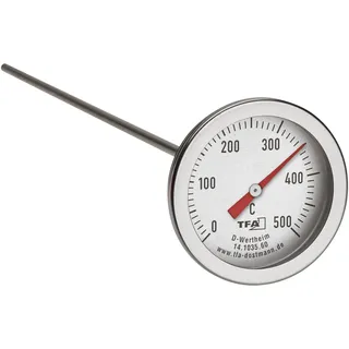 TFA Grillthermometer 30 cm Edelstahl silber