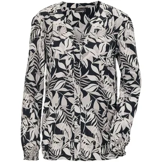 GOLDNER Tunika »Tunika-Druckbluse«, schwarz