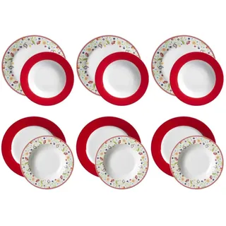 Ritzenhoff & Breker Tafelservice Shanti Doppio 12-tlg. bunt