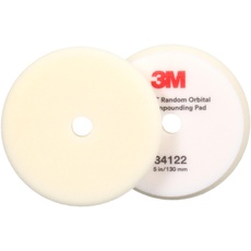 3M Perfect-It Polierschaumpad für Exzenter Poliermaschine, weiß, 130 mm (5 in), 34122