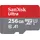 Speicherkarte "Ultra microSDXC grau, rot), 256 GB A1 Application Perfor