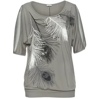 LASCANA Strandshirt Grau 32/34