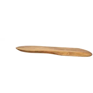 Kawola Wandregal Huzo Holz Akazie , Naturfarben , Organisch , 90x4x20 cm , Wohnzimmer, Regale, Wandboards